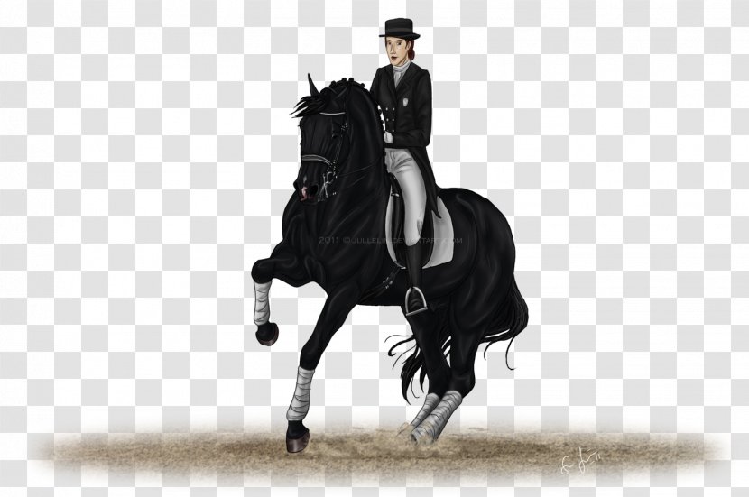 Hunt Seat Stallion Dressage Rein Mustang - Horse Like Mammal - Merry-go-round Transparent PNG