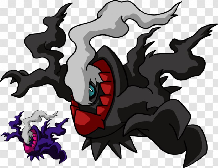 Darkrai Work Of Art Drawing Image - Mythical Creature - Insignia Transparent PNG