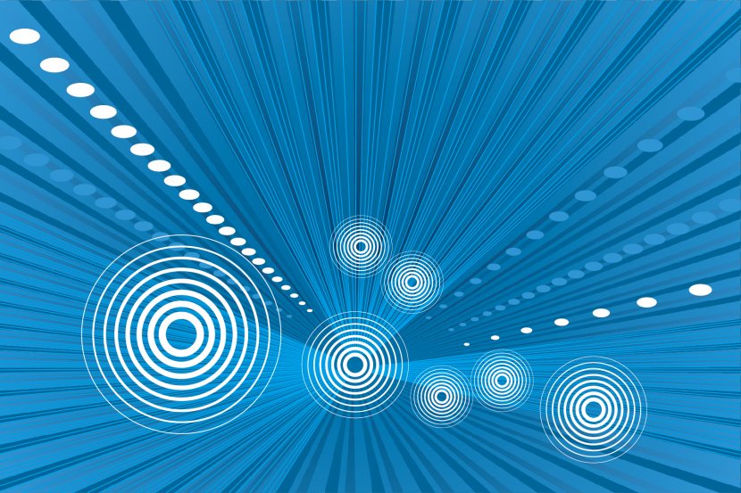 Blue Tech Background Element - Composition - Symmetry Transparent PNG