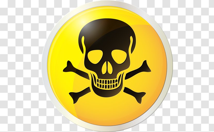 Red Skull And Bones Crossbones Calavera - Piracy - Vector Free Nucleaire Transparent PNG