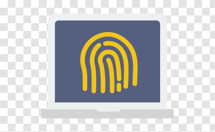 Fingerprint Iconfinder Image Scanner - Yellow - Scanning Transparent PNG
