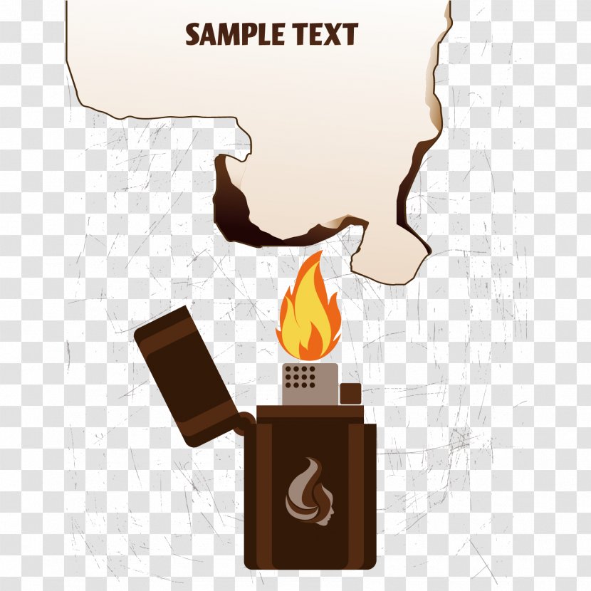 Flame Match Icon - Silhouette - Vector Lighters And Paper Transparent PNG
