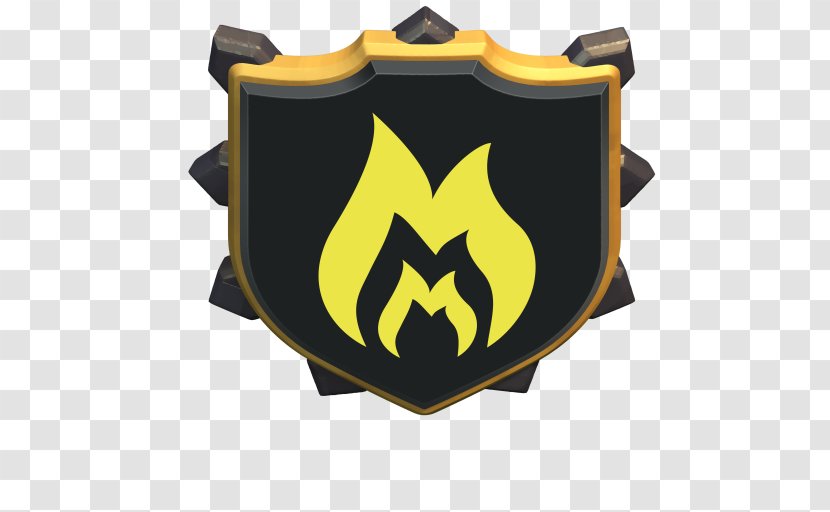 Clash Of Clans Royale Logo Social Media - Yellow Transparent PNG