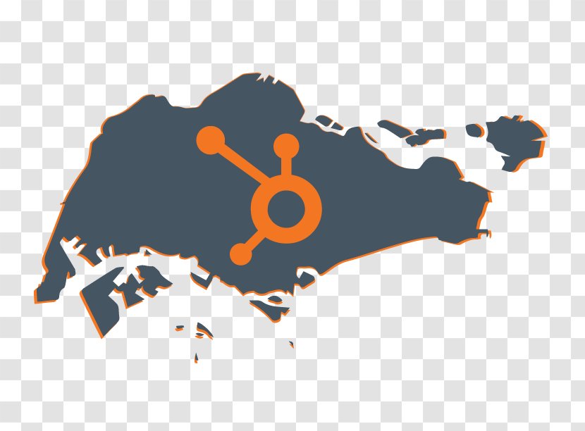 Singapore Vector Map - Silhouette Transparent PNG