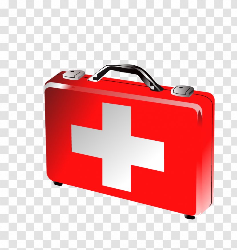 First Aid Kit Health Care Medicine Accident - Brand - Red Transparent PNG