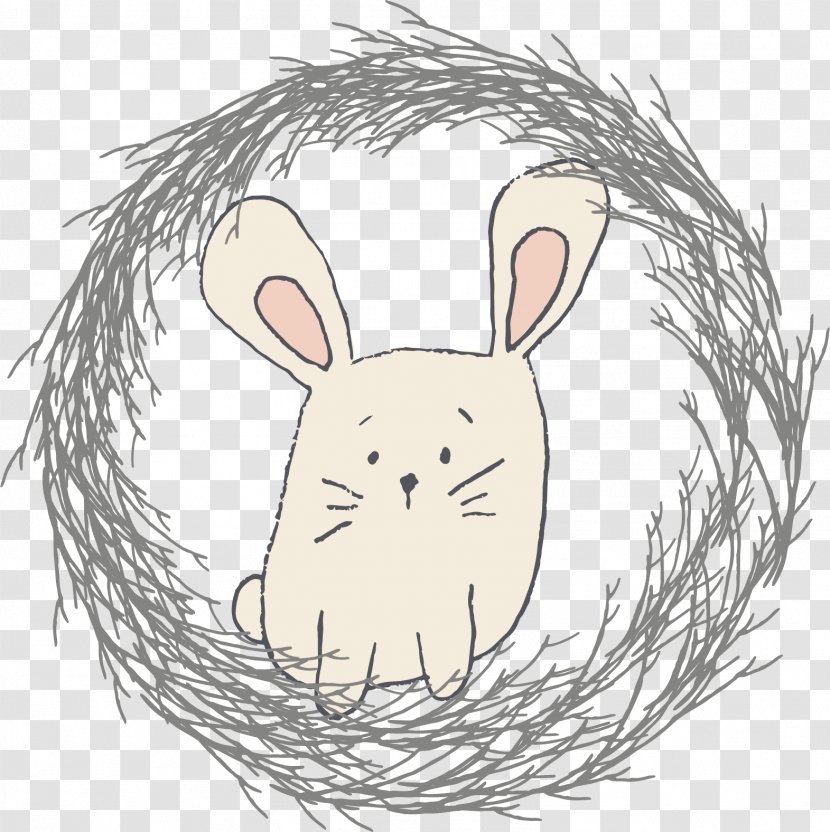 Rabbit Illustration - Tail - Cute Mouse Vector Transparent PNG