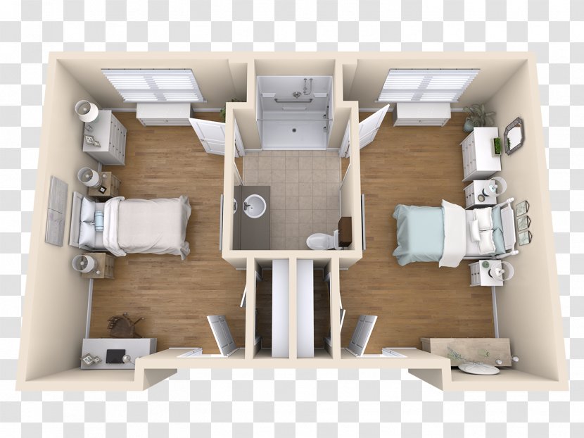Floor Plan Bathroom House Bedroom - Property Transparent PNG