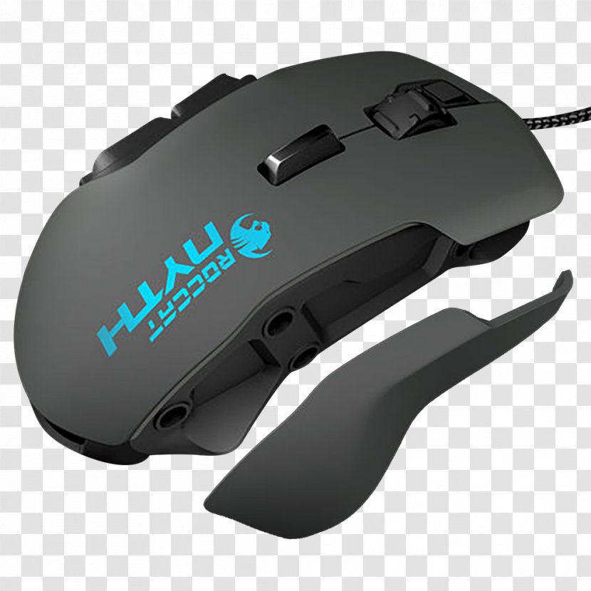 Computer Mouse ROCCAT Nyth Gamer Video Games - Personal Protective Equipment Transparent PNG