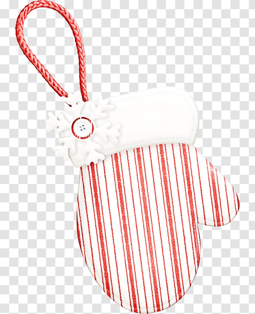 Christmas Stocking - Red - Decoration Holiday Ornament Transparent PNG