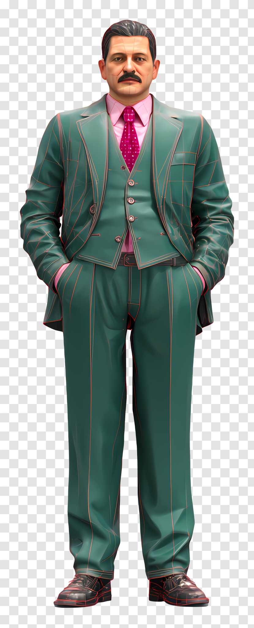 Indian Businessman - Man In Green Suit Transparent PNG