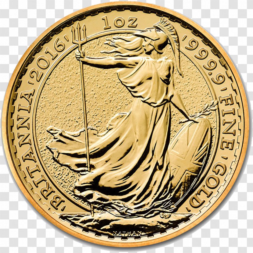 Royal Mint Britannia Bullion Coin Gold - Money - Coins Transparent PNG