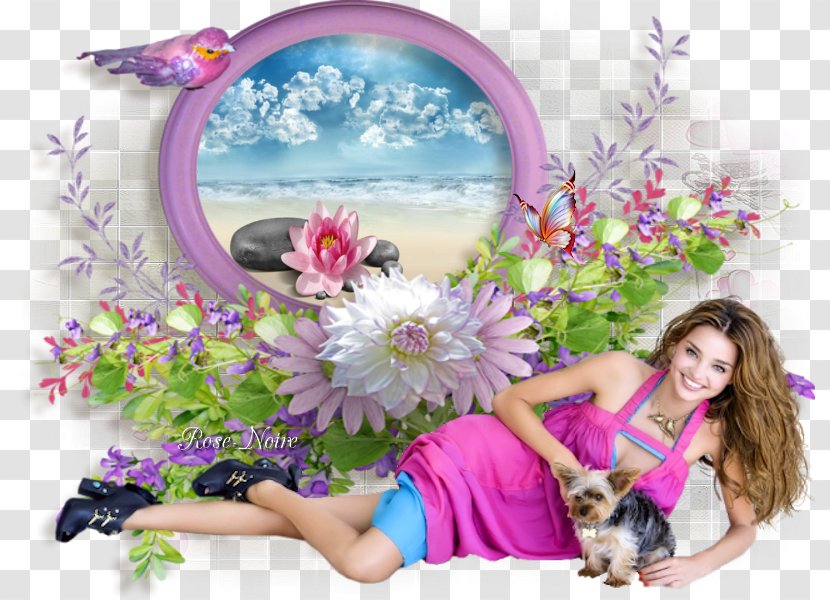 Floral Design Photomontage Happiness Transparent PNG