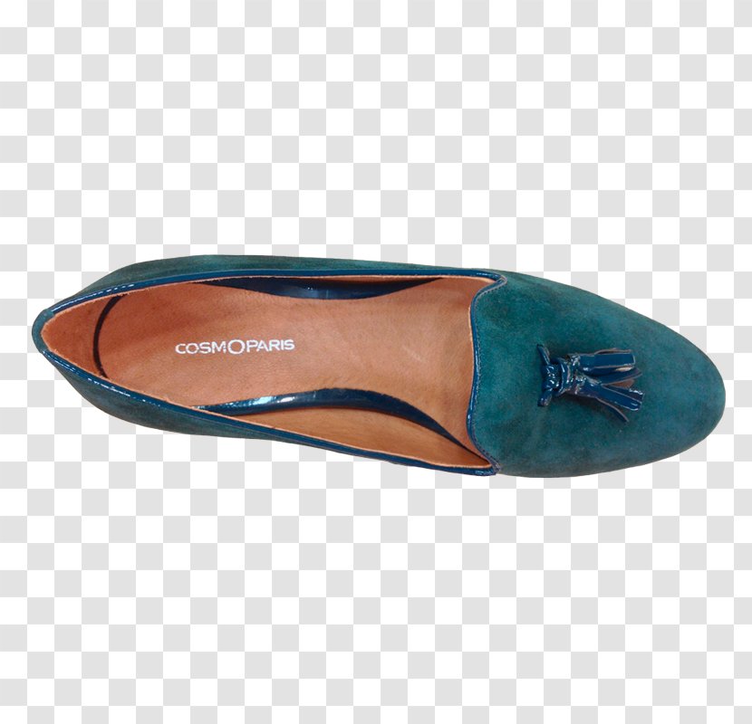 Slip-on Shoe Suede Walking Turquoise - Electric Blue - Cosmopolitan Magazine Font Transparent PNG