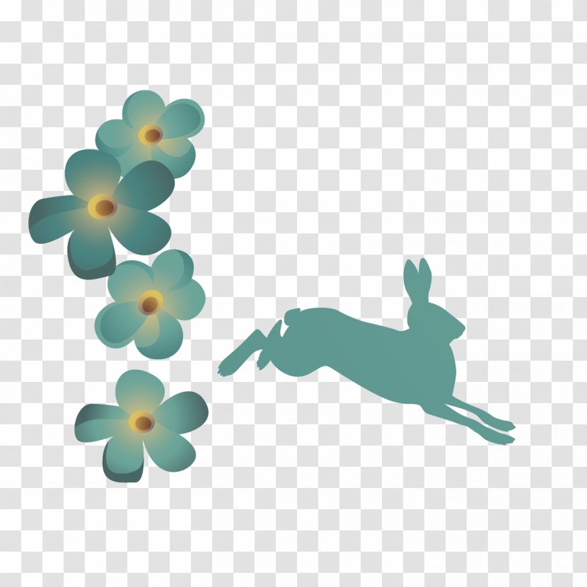 European Rabbit Hare Silhouette Illustration - Vector Transparent PNG