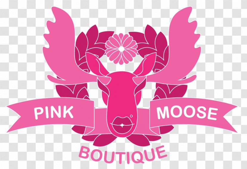 Pink Moose Boutique Graphic Designer - Logo - Design Transparent PNG