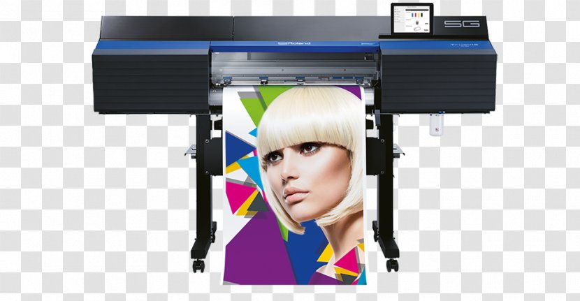 Roland DG Corporation Wide-format Printer Printing - Ink Transparent PNG