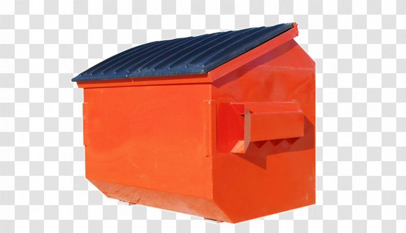 Rubbish Bins & Waste Paper Baskets Intermodal Container Transport Industry - Orange - Service Transparent PNG