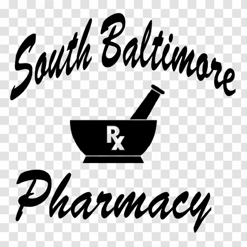 Logo Pharmacy Pharmacist Brand Font - Black And White - Rx Canada Transparent PNG