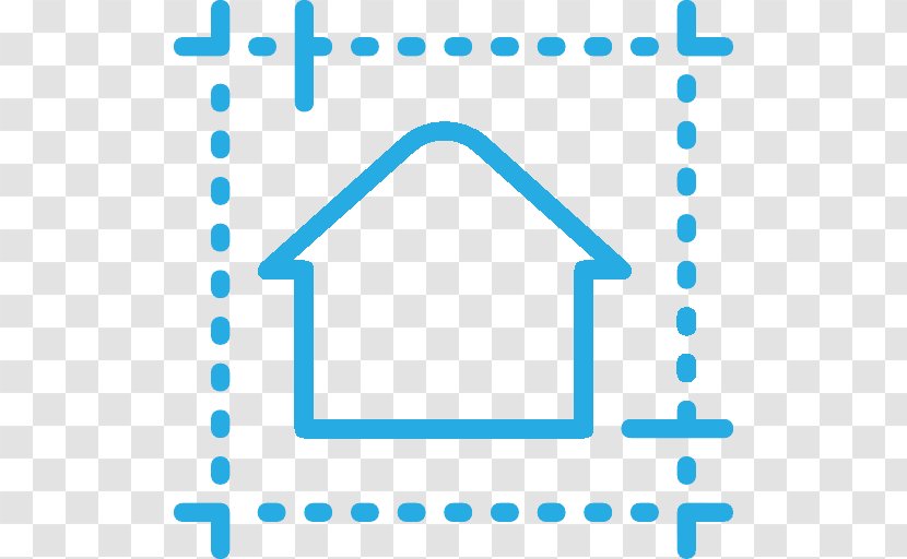 House Plan Real Estate Vector Graphics Building - Blue - Upscale Interior Transparent PNG