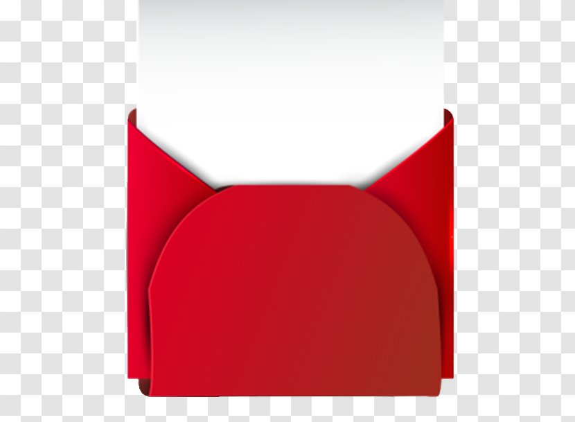 Envelope Stationery Letterhead - Rectangle - Three-dimensional Fashion Red Envelopes, Letterheads Transparent PNG