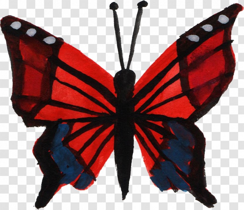 Butterfly Insect Watercolor Painting - Wing Transparent PNG