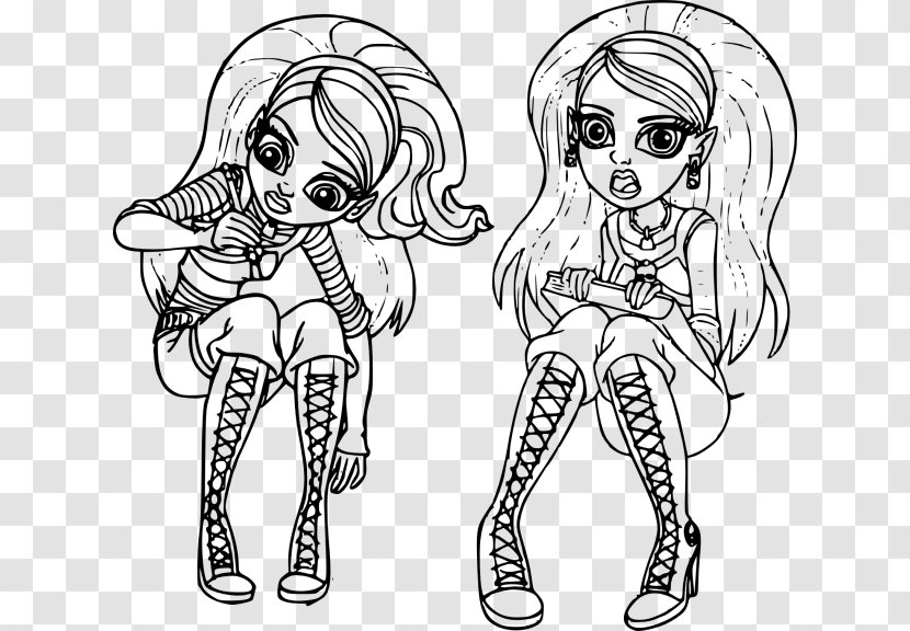 Drawing Coloring Book Monster High Photography - Heart - Maggie Simpson Transparent PNG