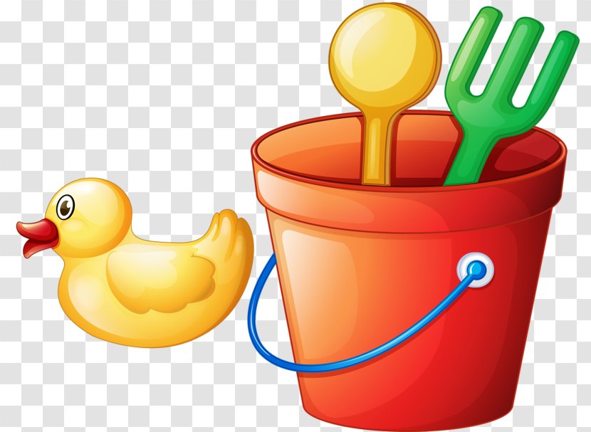 Towel Beach Bucket And Spade Clip Art - Toy Duck Transparent PNG