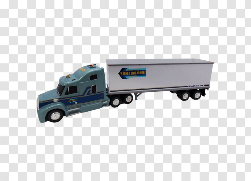 Car Freightliner Cascadia Werner Enterprises Peterbilt Semi-trailer Truck - Trailer - Toy Transparent PNG