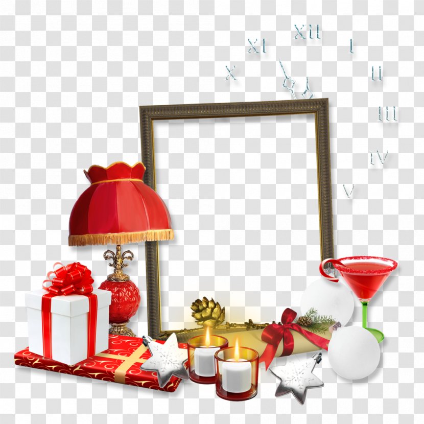 Christmas Gift Picture Frames - Table Transparent PNG