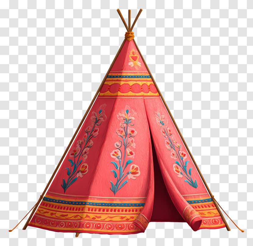 Indian Tent - Decorative Tent Illustration Transparent PNG