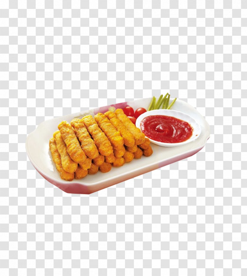 French Fries Fried Chicken Buffalo Wing Ketchup - American Food Transparent PNG