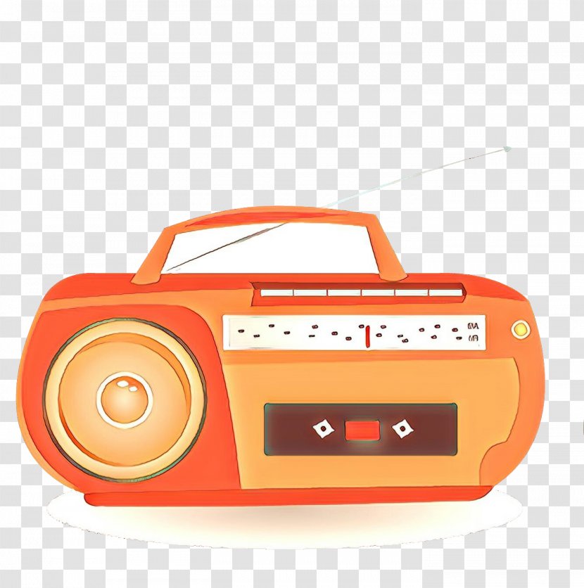 Boombox Cassette Deck Technology Radio Portable Media Player - Compact Transparent PNG