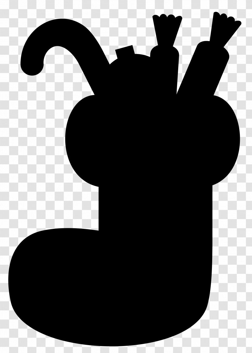 Clip Art Finger - Blackandwhite Transparent PNG
