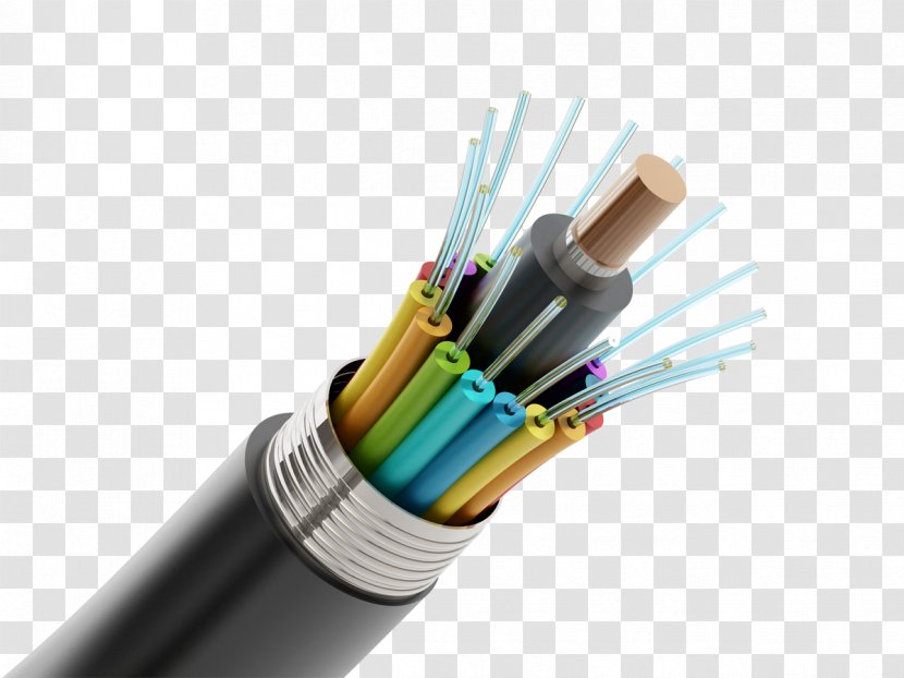 Optical Fiber Cable Electrical Wires & Electronic Color Code - Networking Cables - Optic Transparent PNG