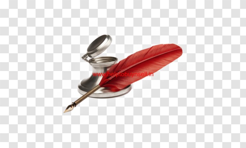 Paper Quill Pen Writing Implement Inkwell - Nib Transparent PNG