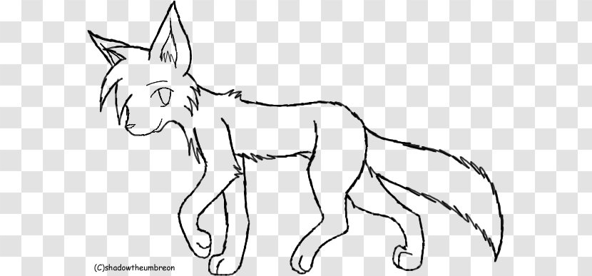 Mule Gray Wolf Template Red Fox Pattern - Wildlife - Horn Transparent PNG