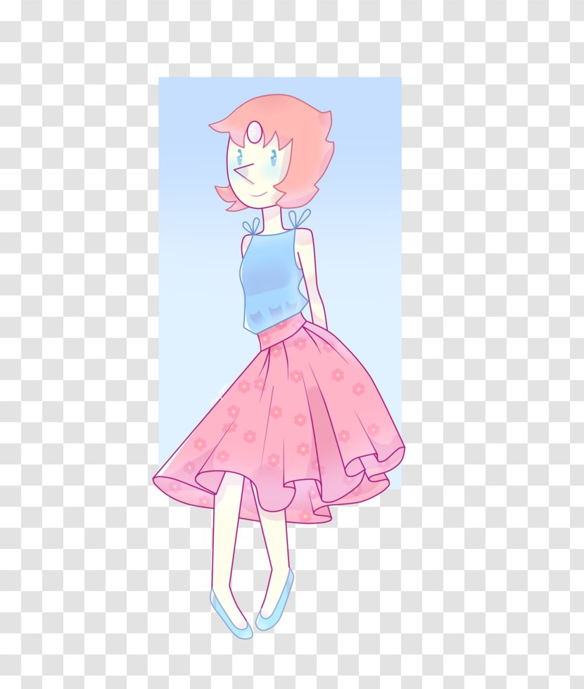 Dress Fairy Pink M Cartoon - Silhouette Transparent PNG