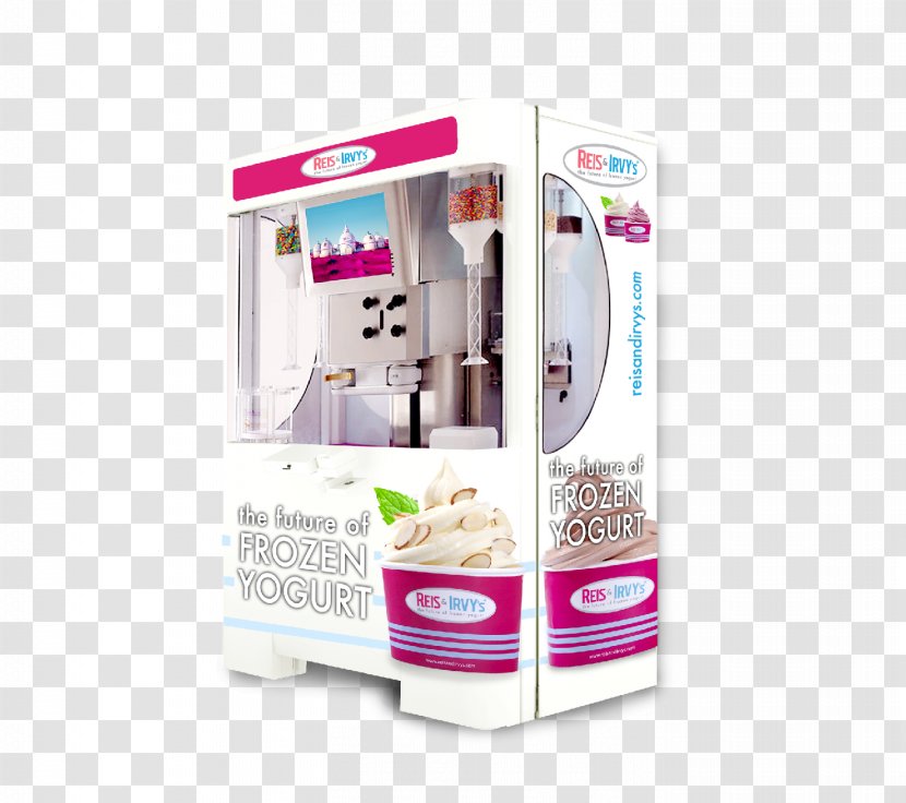 Frozen Yogurt REIS & IRVY’S Franchising Fresh Healthy Vending Machines - Small Appliance - Robot Transparent PNG