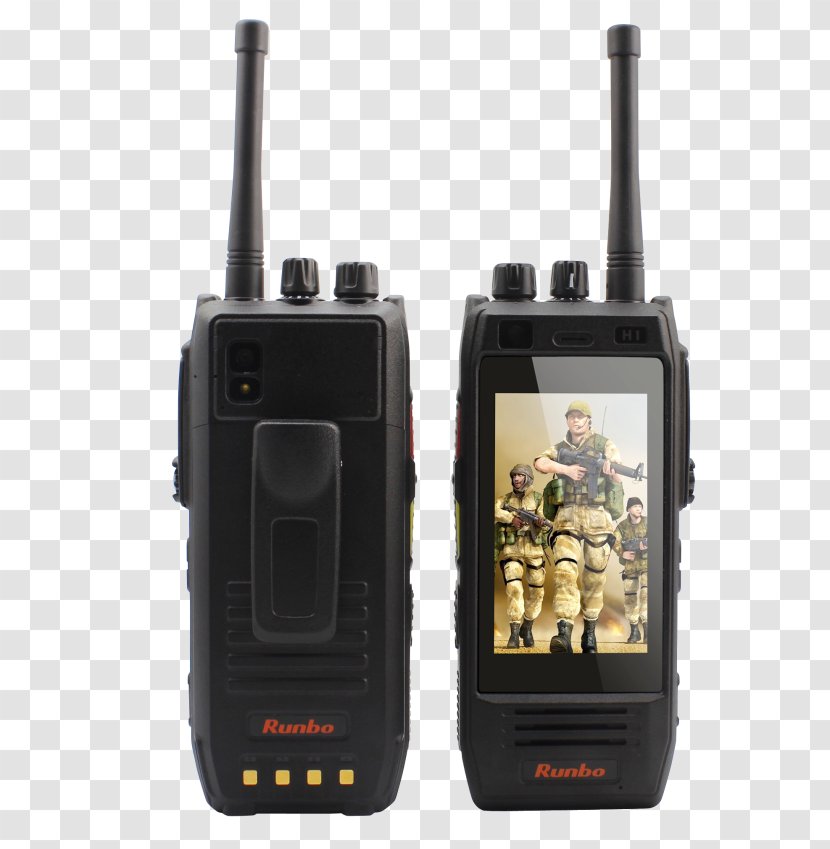 Two-way Radio Digital Mobile Walkie-talkie Ultra High Frequency - Fm Broadcasting - Walkie Talkie Transparent PNG