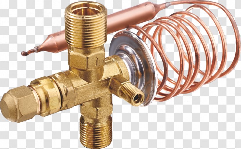 Thermal Expansion Valve Brass Solenoid Air Conditioning - Cartoon Transparent PNG