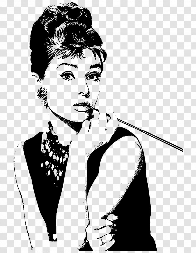 Holly Golightly Art Actor Breakfast At Tiffany's - Silhouette Transparent PNG