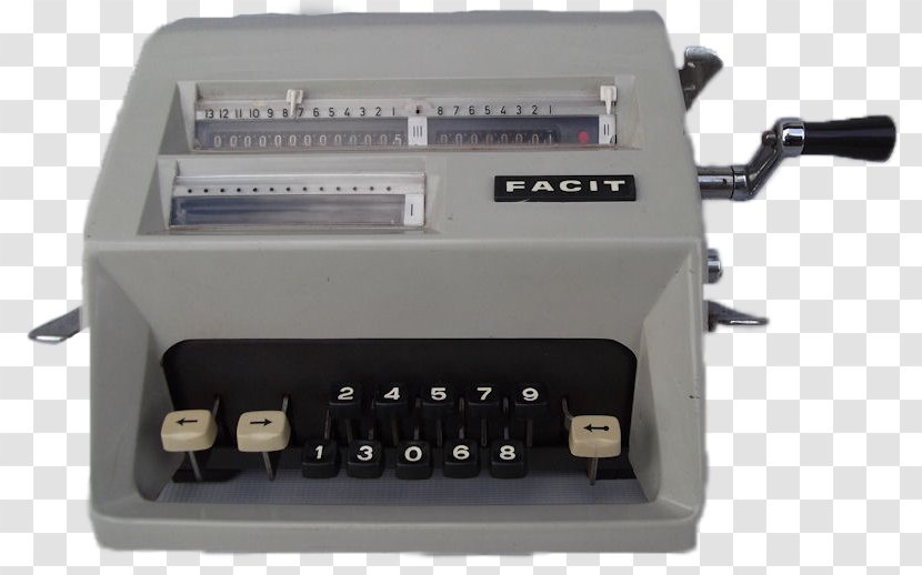 Facit Calcolatore Mechanical Calculator Olivetti - Hardware Transparent PNG