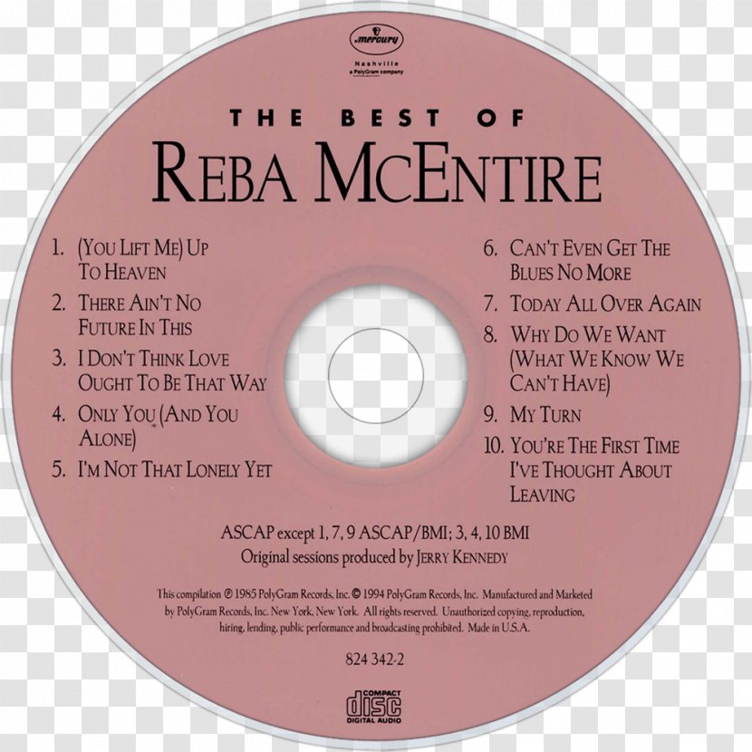 Compact Disc Brand Disk Storage - Reba Mcentire Images Transparent PNG