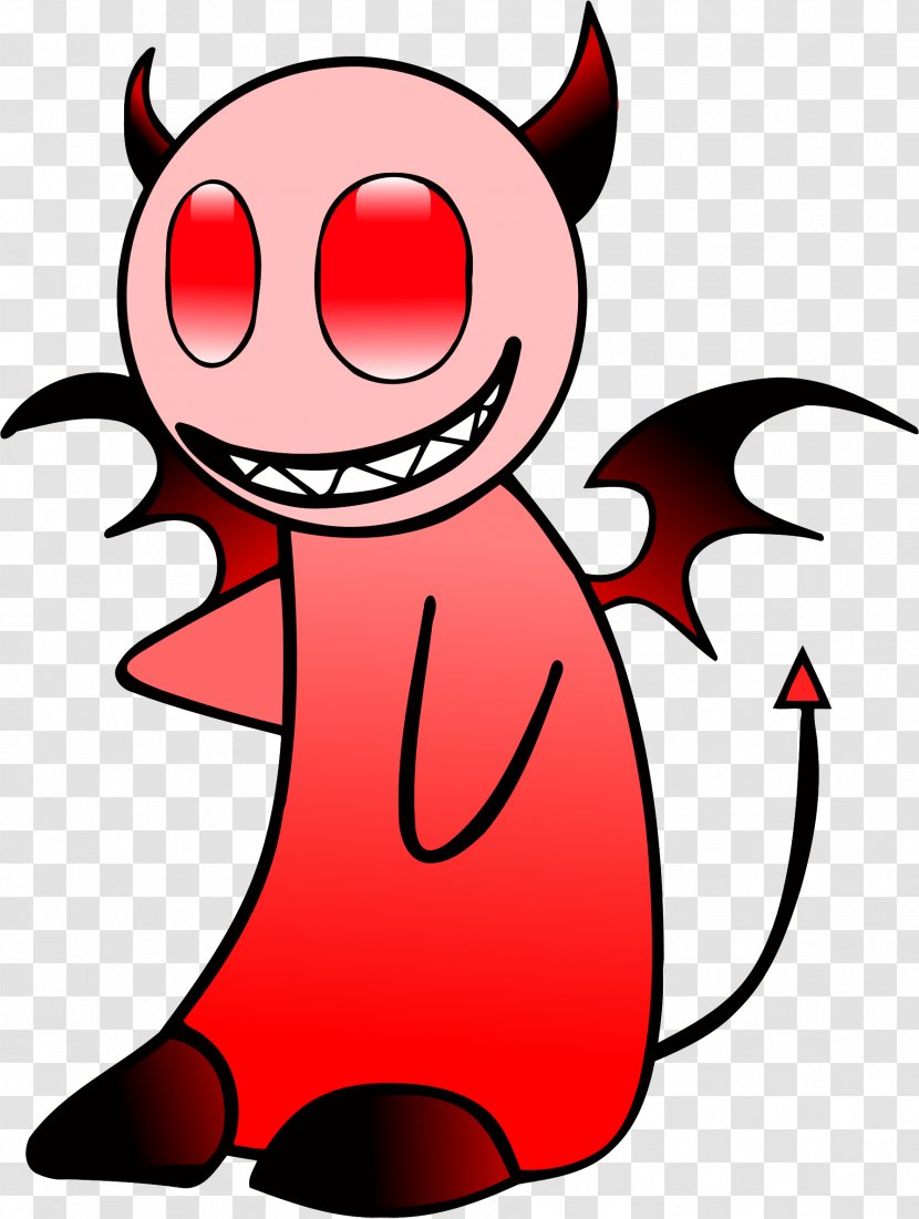 Clip Art Devil Angel Sticker Image - Fictional Character Transparent PNG