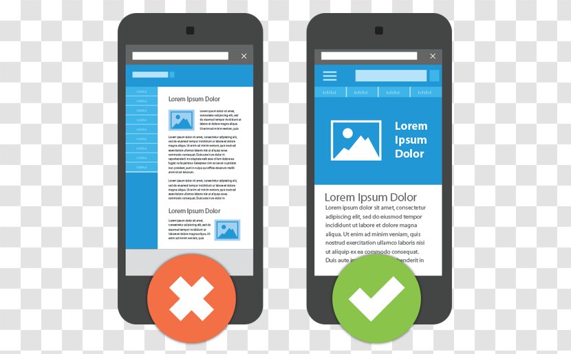 Smartphone Responsive Web Design Website Mobile Phones Google Search - Multimedia Transparent PNG