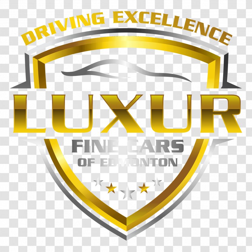 Luxur Fine Cars Of Edmonton Kingsway Avenue, Logo Brand Font - Label - Yellow Transparent PNG