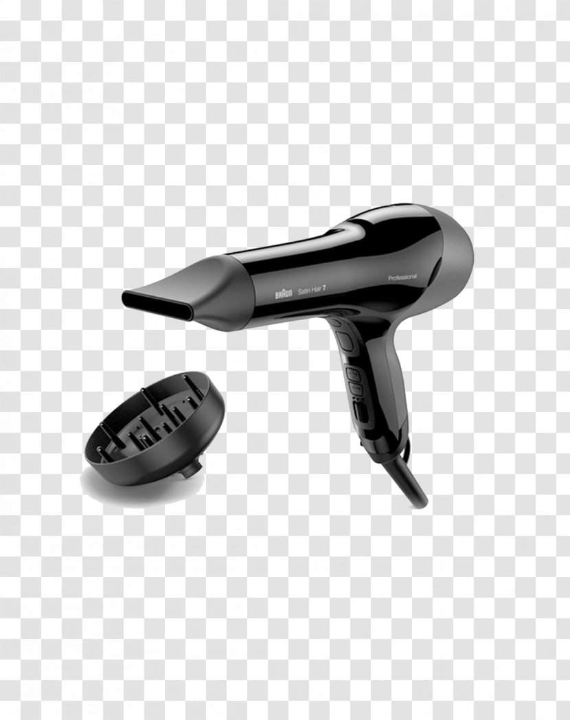 Hair Iron Dryer Care Braun - Hot And Cold Air Thermostat Transparent PNG