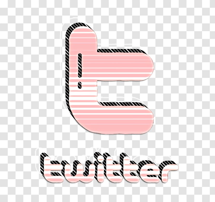 Social Media Icon - Pink M - Material Property Text Transparent PNG