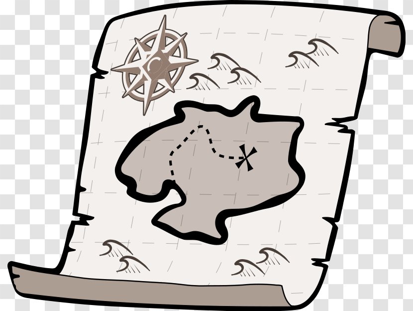 Treasure Map World Clip Art - Cartoon - Secession Cliparts Transparent PNG