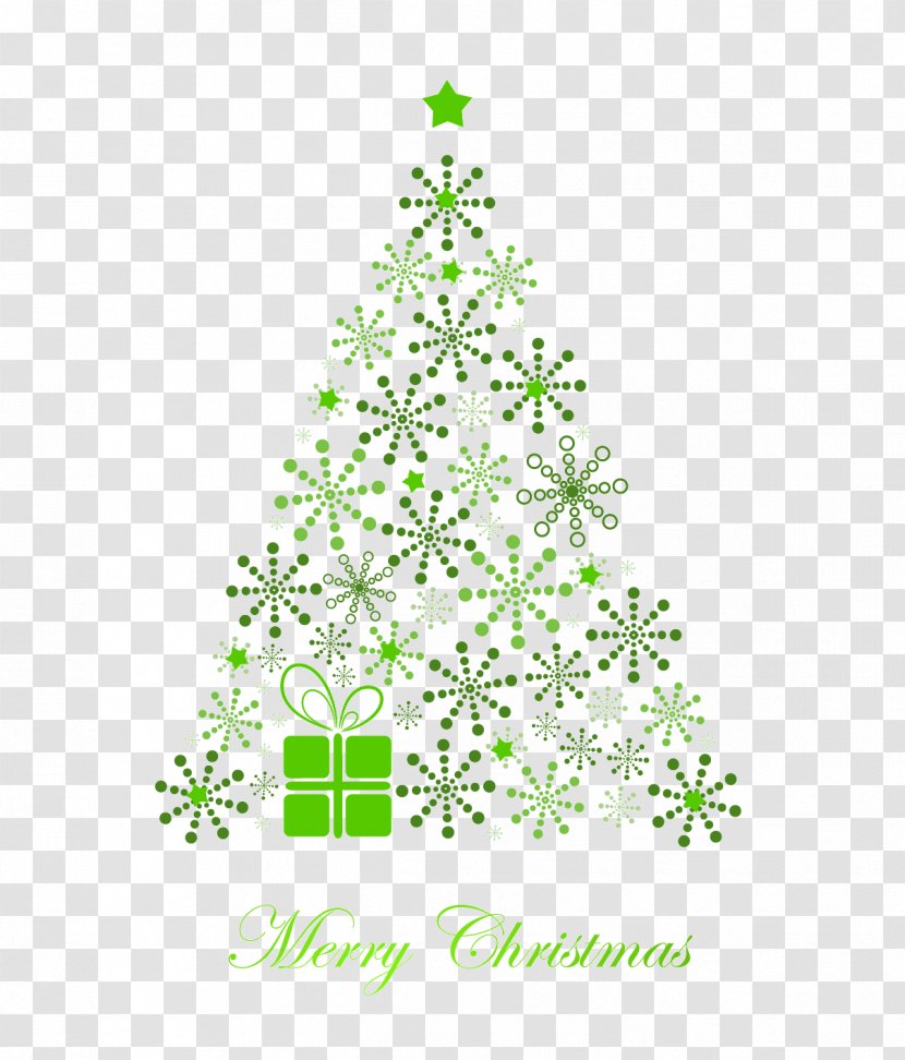 Christmas Tree Clip Art - Wish - Vector Snowflake Transparent PNG